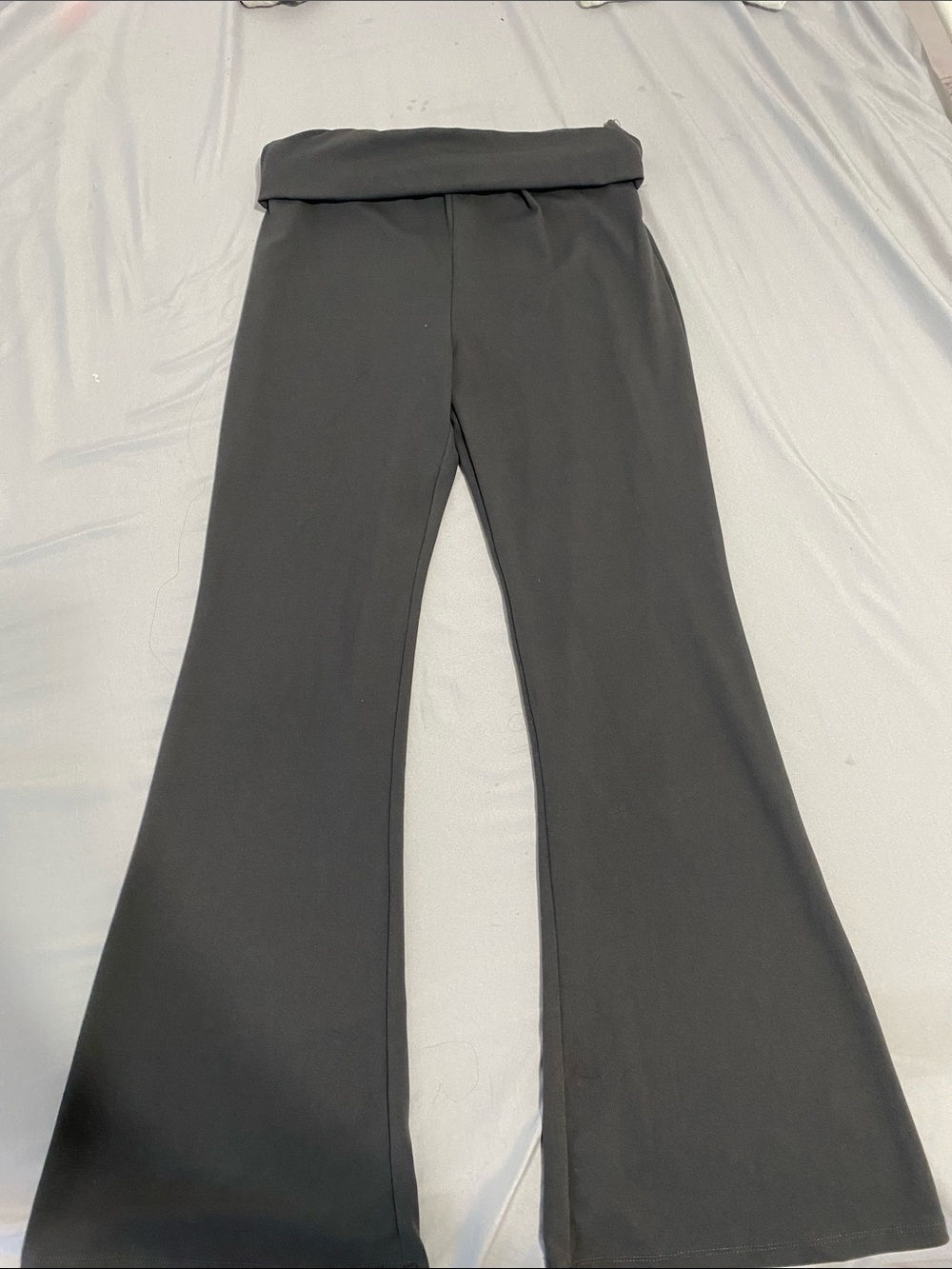 art class Black Fold-Over Waist Flare Pants